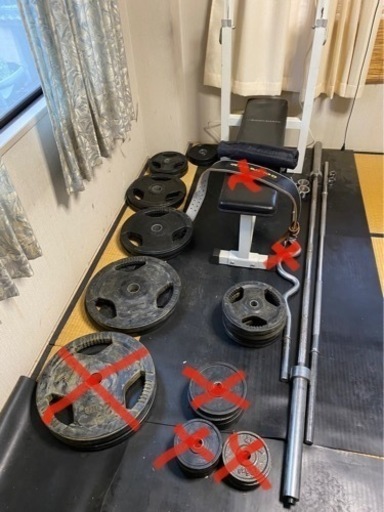 Body maker ベンチプレスセット+バーベル