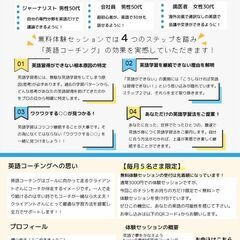 【3ヶ月英語コーチング　半額キャンペーン！！】の画像