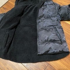 azul by moussy ジャガードカモ×ボアリバーシブルブルゾンの画像