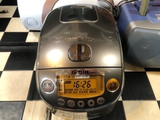 【リサイクルサービス八光　田上店　安心の1か月保証　配達・設置OK】象印 ZOJIRUSHI NP-RH05-TC [圧力IH炊飯器 （3合炊き） メタリックブラウン 極め炊き]