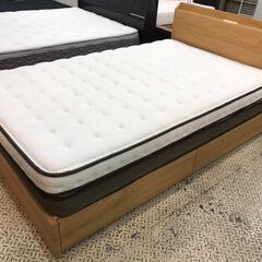 【愛品館八千代店】ニトリ　セミダブルベッド　Nスリープハード【愛八BD】