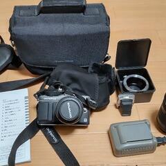 OLYMPUS E−PM2 E-PM2 ブラック　望遠+標準レン...