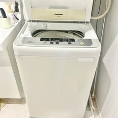 【中古】Panasonic 全自動洗濯機 5kg NA-F50B8-S