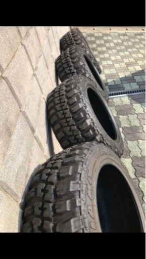 取引中、SALE！バリ山 33×12.50R20 別途新品10j 12j 装着販売可能 4本セット 12万円のタイヤが4万円ですよw