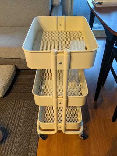 IKEA　ワゴン　ホワイト