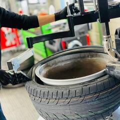 タイヤ持ち込み交換作業