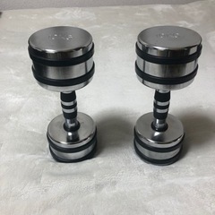 クロームダンベル 10kg セットの画像