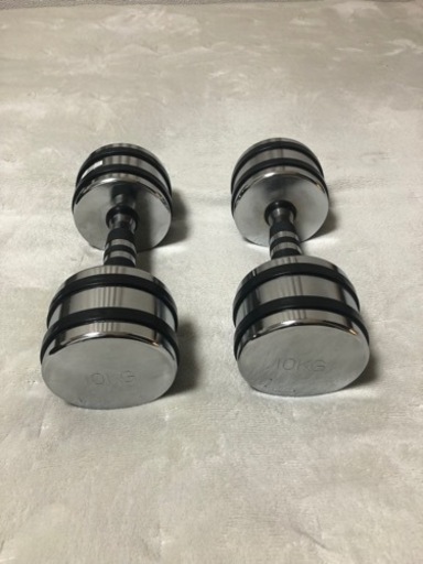 クロームダンベル 10kg セット