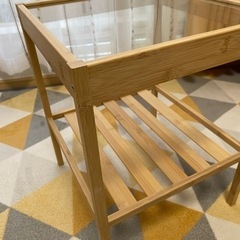 (現金)IKEA ネスナ　ベットサイドテーブル　36X35cmの画像