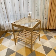 (現金)IKEA ネスナ　ベットサイドテーブル　36X35cm