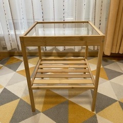 (現金)IKEA ネスナ　ベットサイドテーブル　36X35cmの画像