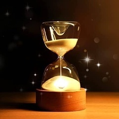 幻想的 インテリア 砂時計ライト