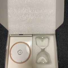 幻想的 インテリア 砂時計ライトの画像