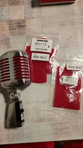 SHURE ガイコツマイク