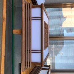 昭和の電気レトロ傘の画像