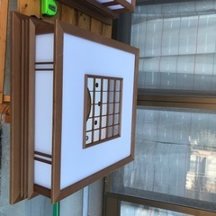 昭和の電気レトロ傘の画像