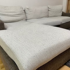 【取りに来ていただける方あげます】カウチソファ　