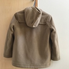 ユニクロ　ベージュダッフルコート　130の画像