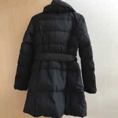 as know as pinky ダウンコート　黒　フリーサイズの画像