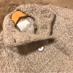 マウジー moussy スタンドカラー コート★ボア ベージュ 1/Sの画像