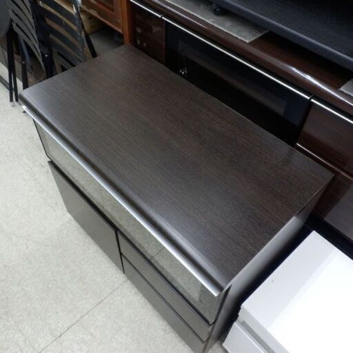 テレビ台 キャビネット型 ダークブラウン 幅80.5cm ニトリ 80.5×42×70.5cm キャビネット型テレビ台 こげ茶 TV台 札幌 西野店