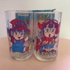 ドクタースランプアラレちゃんグラス　1200円