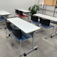 折り畳みテーブル*キャスター付　6台　★使用感有り[事前下見OK！]引き取りのみ