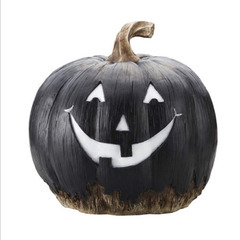★新品★ ハロウィン　パンプキンオブジェL  ブラック　