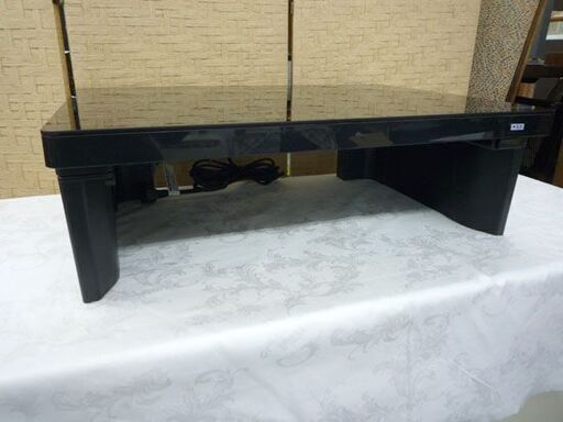 アイリスオーヤマ 2口 IHクッキングヒーター 2019年製 脚付き 左1400W 右700W ブラック IHC-WKG2S