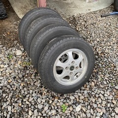 145R12 中古夏タイヤホイール4本set
