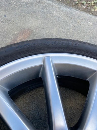 スバル純正アルミ（夏タイヤ付き）