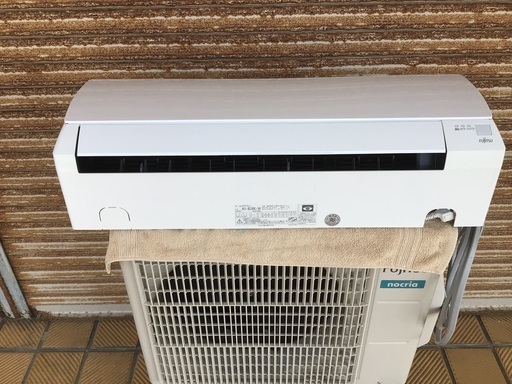 富士通　ゴク暖　ノクリア冷暖房エアコン　14畳対応　2020年製　取り付け工事込み