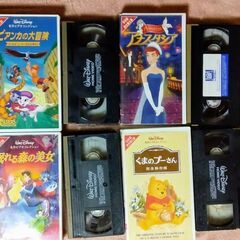ディズニーアニメVHSビデオテープ19本(中古)の画像