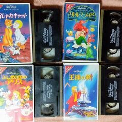 ディズニーアニメVHSビデオテープ19本(中古)の画像