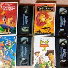 ディズニーアニメVHSビデオテープ19本(中古)の画像