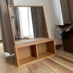 壁掛け 収納棚 鏡 ドレッサー