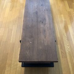 【取りに来れる方限定】国産テレビボード1500mm 古材、アイアン製