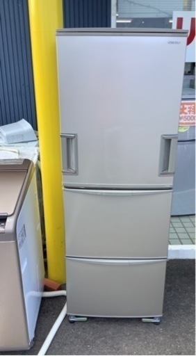 SHARP SJ-WA35R-S [冷蔵庫（345L・左右開き） シルバー系] リサイクルショップ宮崎屋　佐土原店　21.11.4F