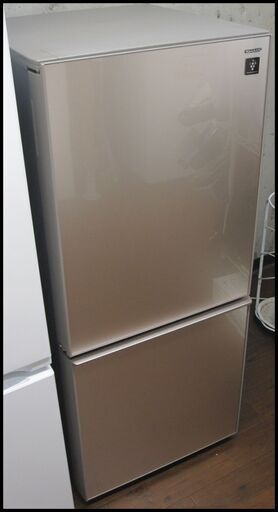 新生活！22000円 シャープ 2ドア冷蔵庫 137L ガラスドア SJ-GD14Dどっちもドア