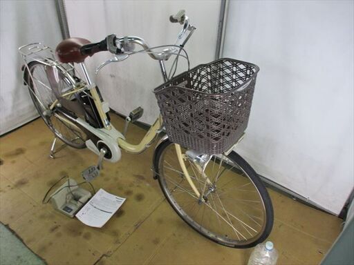 B536★整備済み　パナソニック　リチウムVIVIEX　8.7Ah　バッテリー新品付き　中古電動自転車★【26インチ】