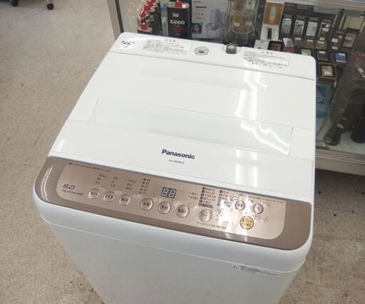 洗濯機 2017年製 6.0kg NA-F60PB10 Panasonic 札幌市 北区 屯田