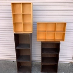 無料‼︎収納棚　カラーボックス　4点まとめて無料