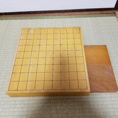 本榧2寸将棋盤駒台