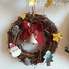 クリスマスリース   ２点の画像