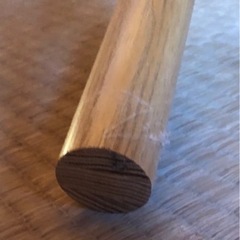 木製丸棒　直径約3.5cm×長さ1.7Mの画像