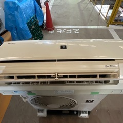 35★激安中古エアコン保証付き在庫多数揃えています★シャープ　プラズマクラスター　ルームエアコン　清掃済　多少のキズあり★京都・大阪・滋賀・奈良・兵庫★の画像