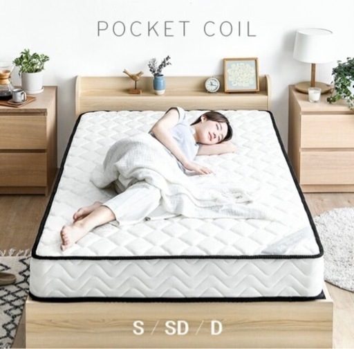 【美品】購入時58000円　ダブルベッド　マットレス＆ベッド本体セット