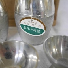 銀製 本錫製 錫半 (決まりました)の画像