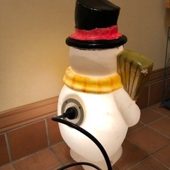 クリスマスオーナメント　雪だるまの画像