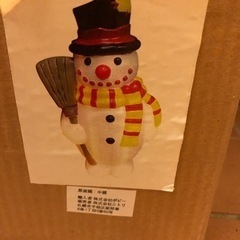 クリスマスオーナメント　雪だるまの画像